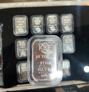 KBE 10 Tola Fine Silver Bar – 999.0 Purity