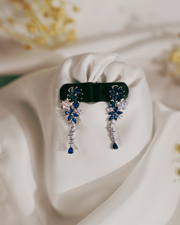 Sapphire Blossom Pendant Set (010)