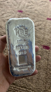 KBE 1 KG Fine Silver Bar – 999.0 Purity